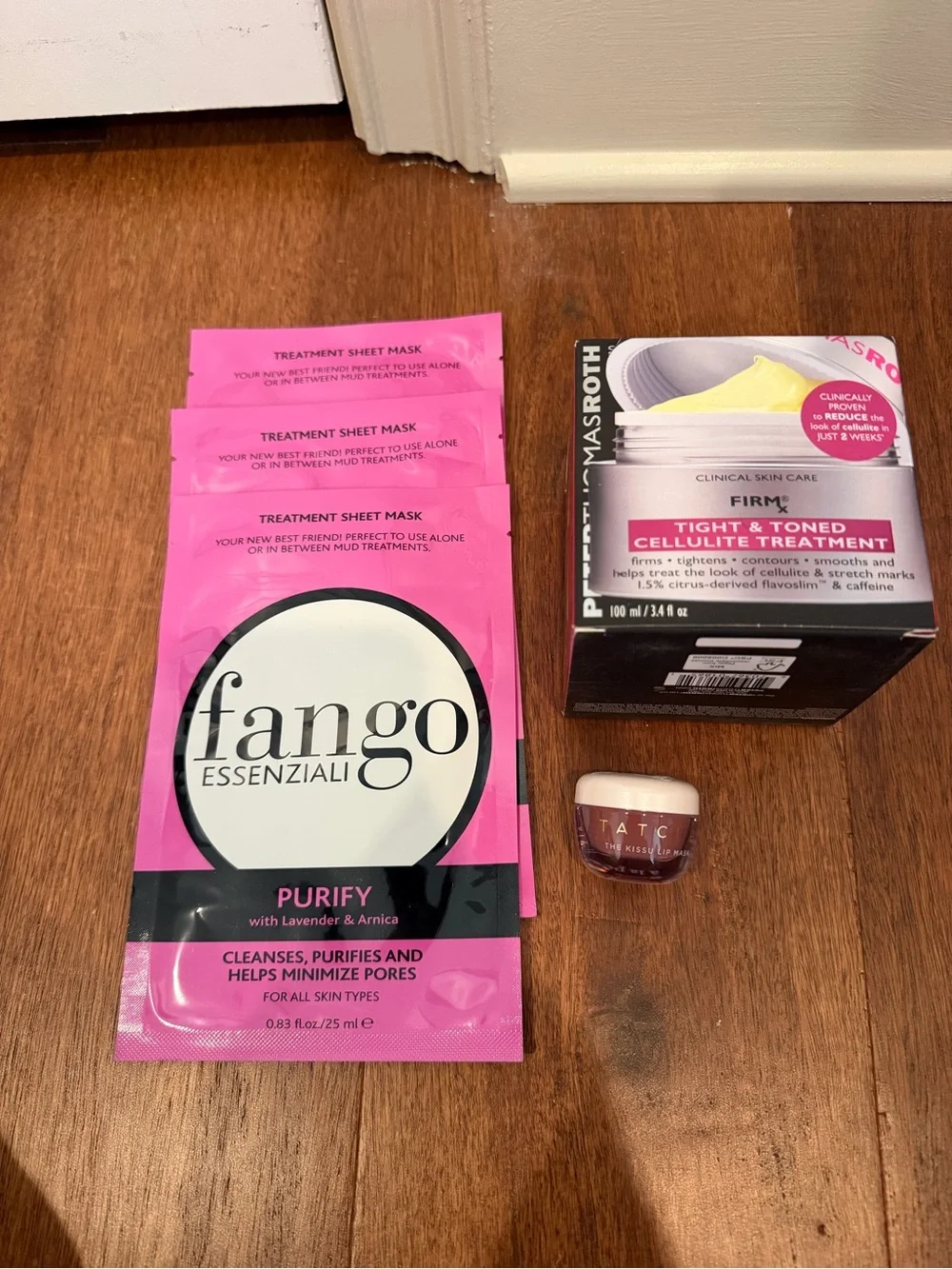 Fango Essenziali Purify Treatment Sheet Masks, Peter Thomas Roth firm, tacha lip